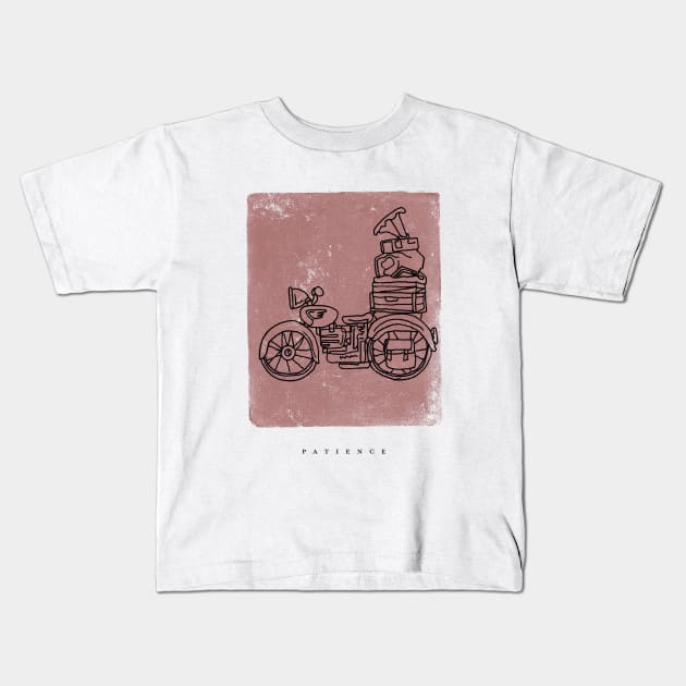 Patience Kids T-Shirt by Joe_tamponi